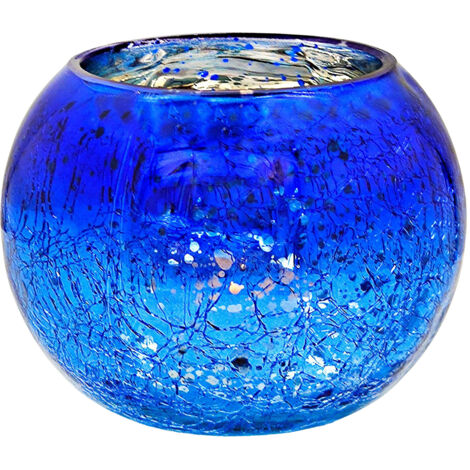 Candle Holder Multipurpose Glass Tealight Candle Holder Decoration Electroplated Gradient Colorful Candlestick Holder (1/5)