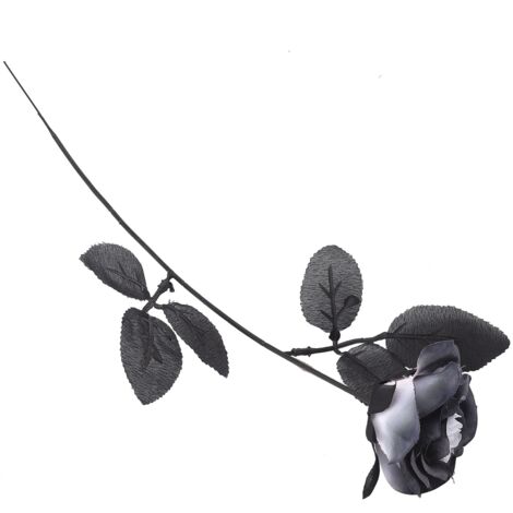 Lifelike Artificial Flower Simulate Black Roses Artificial Roses Outdoor Decoration for Homes Weddings (1/5)