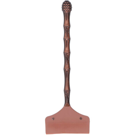 Tea Tray Cleaning Brush High Hardness Alloy Handle Soft Silicone Head Water Scraper Tea Tray Cleaning Sweeper Brown (1/5)