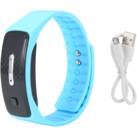 Mosquito Repellent Bracelet USB Charging Ultrasonic Mosquito Repellent Wristband WatchBlue (1/5)