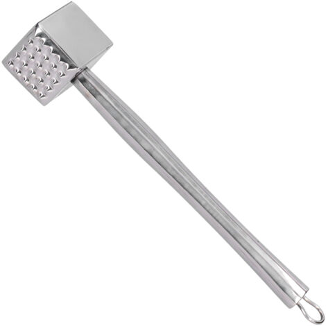 Meat Hammer Heavy Duty Steak Loose Tenderizer Hammer with NonSlip Stainless Steel Handle Kitchen Tool (1/5)