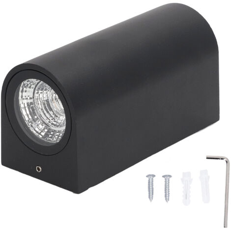 Wall Lamp Waterproof LED Decorative Light 85‑265V Home Decoration for Garden Patio Warm Light (1/5)