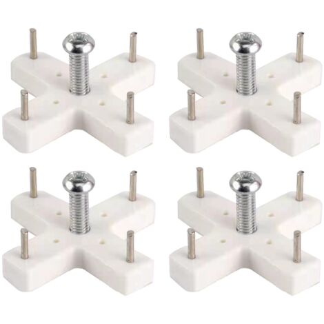 4PCS Traceless Wall Screw Nail Drill Free Multipurpose Picture Hanger Hook for Drywall Cement Wall (1/5)