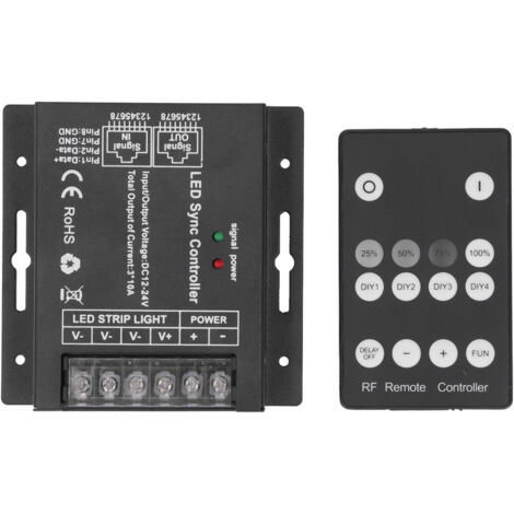 LED Touch Remote Controller Single Color RF Wireless Touch Remote LED Dimmer Controller for LED Strip Light DC12‑24V (1/5)