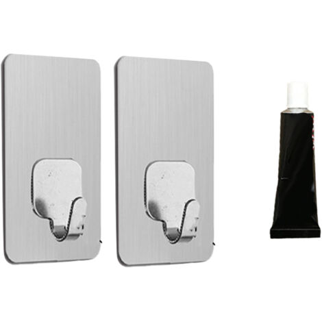 Punch Free Wall Hook Stainless Steel Non Marking Hanging Hook for Painting Picture Frame (1/5)
