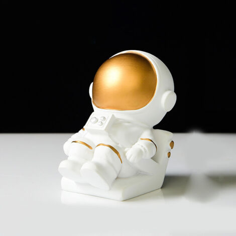 Astronaut Ornaments Space Traveler Sculpture Statue Model for Home Bookcase Desktop Decoration Creative Birthday Gift MYY2020-4A (1/5)