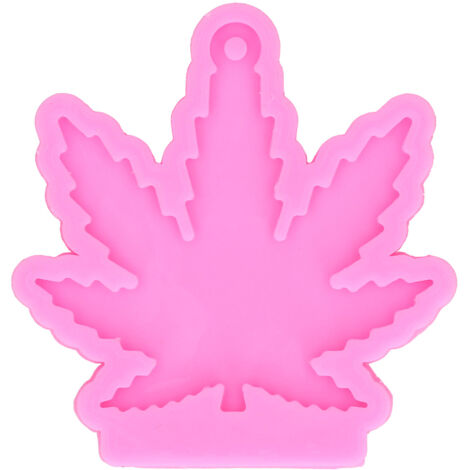 Silicone Mold Maple Leaf Keychain Chocolate Mold Fondant Chocolate Cake Mold Kitchen Utensils (1/5)