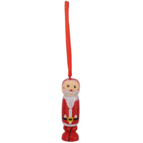 Father Christmas Ornament Funny Drawer Design Wooden Craft Christmas Tree Decoration for Bookshelf Table (1/5)