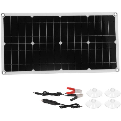 40W Polycrystalline Silicon Solar Panel Flexible Solar Panel Charger Dual USB Output for Laptop Car Batteries (1/5)