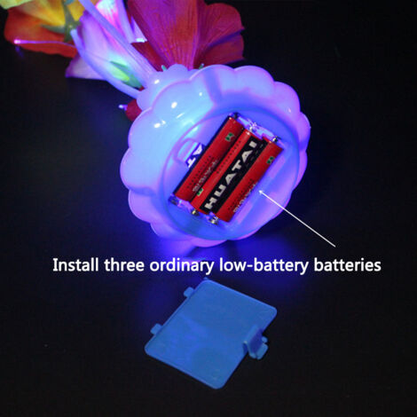 Gifts Fiber Optic Flowers Flashing Colorful Automatic Color Changing Optical Fiber Flower Lamp Household Decorative Flowers (1/5)