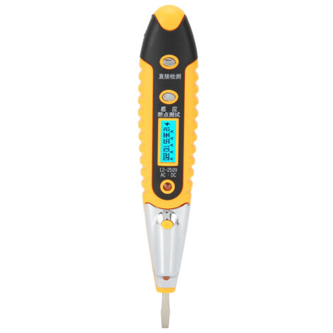 Electric Pen Multifunctional Digital Display HighPrecision Electric Pen Suitable for Detecting 12250V AC DC Current (1/5)