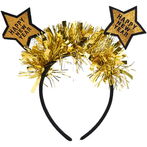 Cute Christmas Star Shaped Hair Hoop Fracture Resistance Star Shape Headband for FestivalGold Year (1/5)