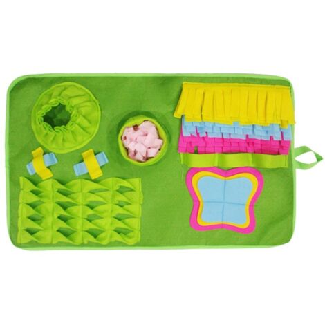 Dog Search Mat Dog Snuff Mat Washable Play Puzzle Mat Feeding Mat Interactive Toy for Pet Supplies (1/5)