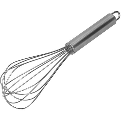 Stainless Steel Whisk Manual 6‑Wire Egg Beater Home Baking for Cooking Mixing Whisking10 Inch (1/5)