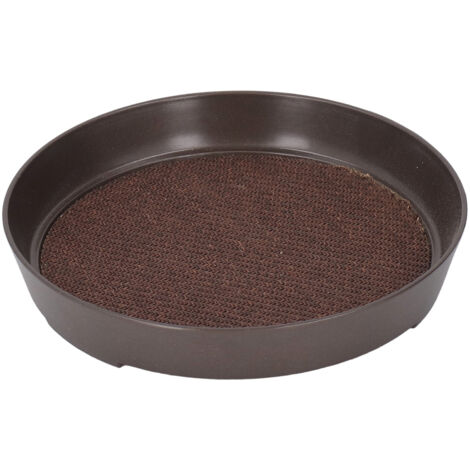 Small Tea Tray Simple Round Alloy Decorative Tea Serving Tray for Home Patio Porch Deck (1/5)
