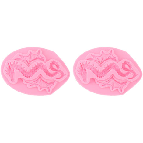 2PCS Fondant Silicone Mold Food Grade Safe Odorless Soft DIY Cake Decorating Mold for Crafting Projects Type 7 (1/5)