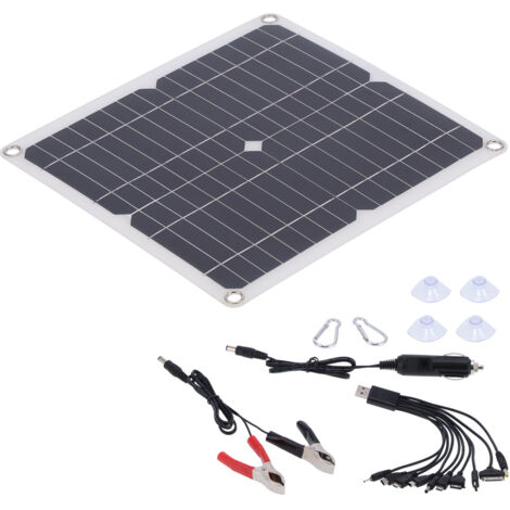 15W 18V Solar Panel Solar Cell Panel Charger Board for Indoor Outdoor Car Boats Supplies
