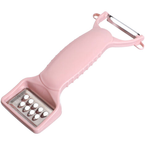 Peeler Potato Pink Multifunctional Sharp Blade Stainless Steel PP Labor Saving Safe Grater Peeler for Kitchen Fruit Vegetable (1/5)