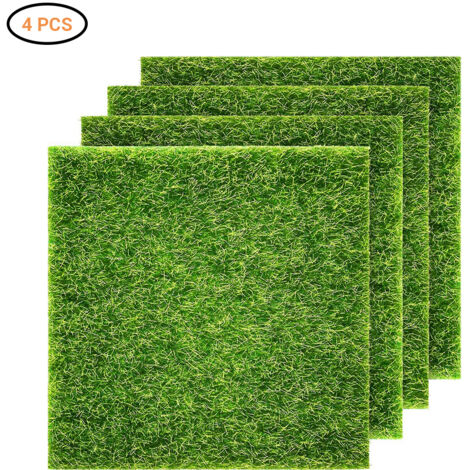 4PCS Artificial Grass for Garden Miniature Ornament Garden DIY Grass (1/5)