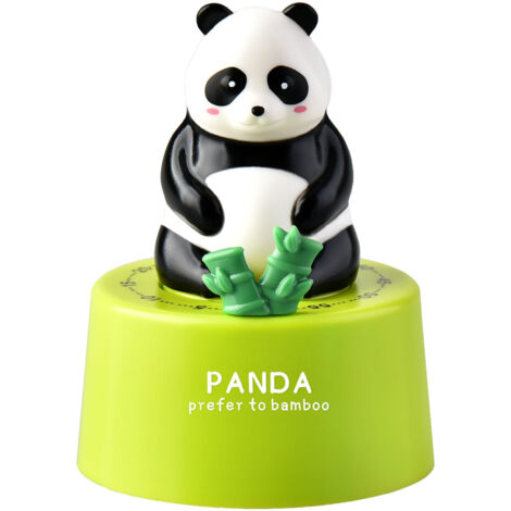 Cute Cartoon Animal Kitchen Mechanical Timer 60 Minute Visual Countdown Timer for Holiday Gifts Cooking Baking Study Sport Home Decoration RB714 Green (1/5)