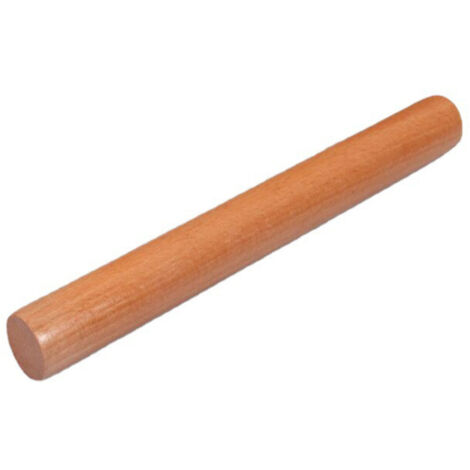 Wood Rolling Pin Multifunctional Notstick Dough Roller Pin for Kitchens Baking Light Brown (1/5)