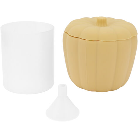 Pumpkin Silicone Ice Bucket Ice Fruit Storage Champagne Beer Bucket with Lid for Home Cocktail Bar (1/5)