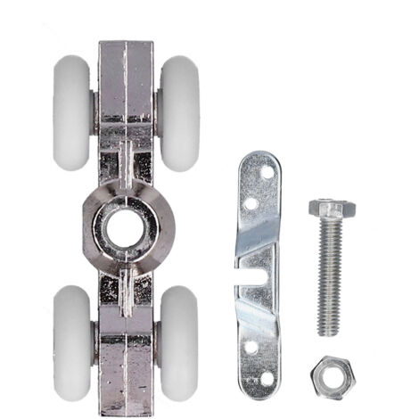 Shower Door Sliding Wheel Suspension Outer Pulley Roller Replacement Accessories 22mm (1/5)