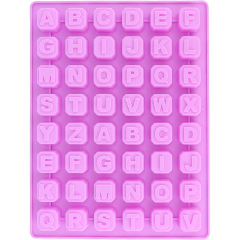 48‑Grid Mold Tray Alphabet Baking Mould for Chocolate Candies Cookies Ice Cubes Making (1/5)
