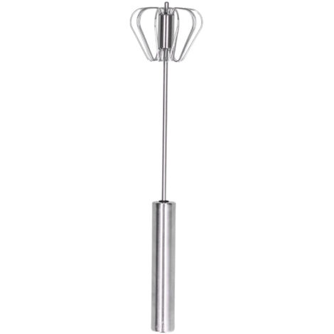 Egg Beater SemiAutomatic Stainless Steel Small Egg Whisk Hand Mixer for Kitchen Use(10in ) (1/5)