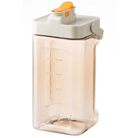 Fridge Water Drink Dispenser with Spigot Leakage Proof Handle Beverage Liquid Iced Drink Container for Outdoos Camping Beige (1/5)