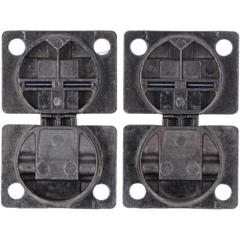2Pcs Cabinet Door Hinge Zinc Alloy Corrosion Resistance 90 Degrees Cabinet Hinges for Wardrobe Cupboard Flip Down Door (1/5)