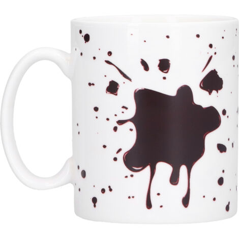 Palm Pattern Coffee Mug Thermal Induction Color Changing Cup for Home Office Wedding (1/5)