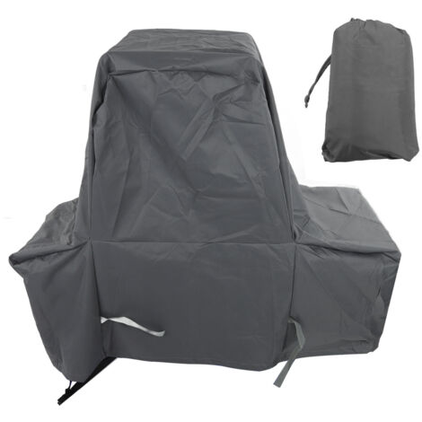 Outdoor Barbecue Oven Cover Waterproof Dustproof Oven Hood Home Barbecue Hood Cover Grey (1/5)