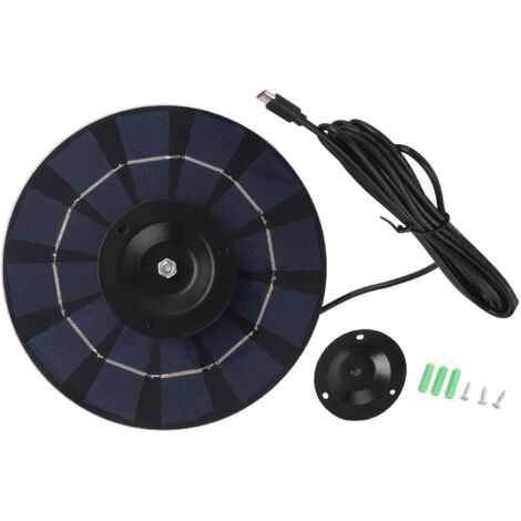 Solar Panel 5W Battery Charger Solar Panel Power Supply with 3 Meter Cable for Outdoor