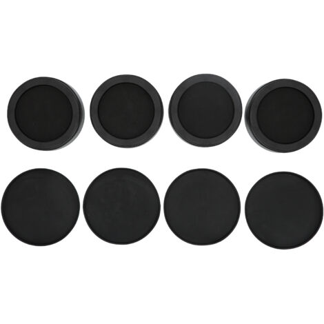 4PCS Round Furniture Feet Mat Rubber Sponge Plastic Non‑Slip Risers Lifts Height Floor Protector (1/5)