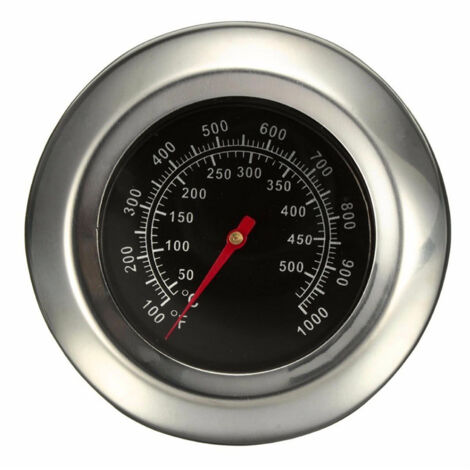 Oven Thermometer Stainless Steel Wide Temperature Range Meat Thermometer for Kitchen Cooking Barbecue (1/5)
