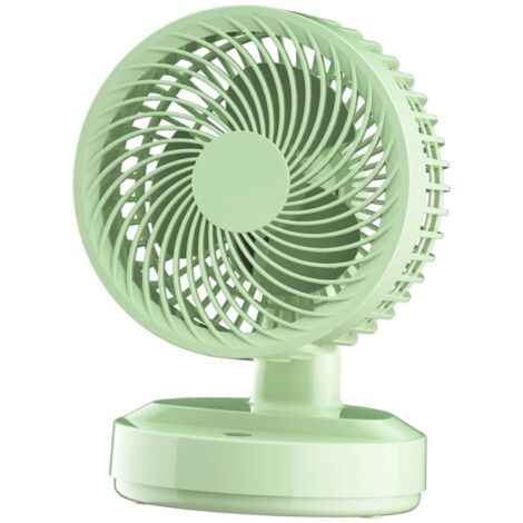 Study Fan Desk Fan USB Recharge Air Circulation Quiet Portable Table Fan for ...