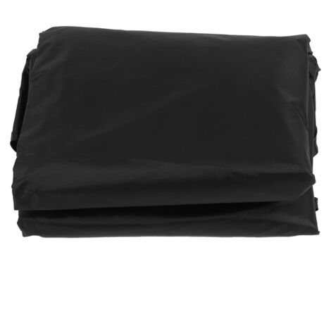 Swing Top Cover Waterproof Sunshade Swing Chair Protector for Garden Courtyard PatioBlack 3‑Seater 190x132x15cm (1/5)