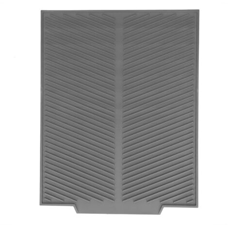 Silicone Dish Drying Mat Multipurpose Counter Top Mat Heat Insulation Pad for Kitchen UseLarge