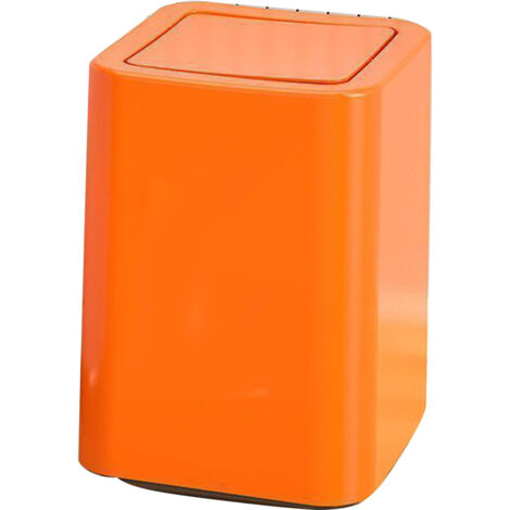 Garbage Bin 9L Cartoon Pattern Cute Look Trash Can Waste Basket with Swing Lid for Home Bathroom Bedroom (1/5)