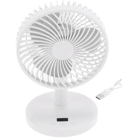 Desktop Fan Mini 4 Gears Wind USB Charging Fan with Strong Wind Desktop Fan for Indoor (1/5)
