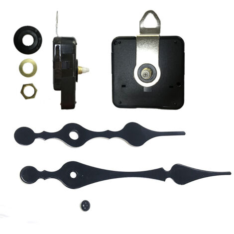 High Torque Quartz Clock Movement Clock Replacement Mechanism with Long Spade Hands for DIY Clock (1/5)