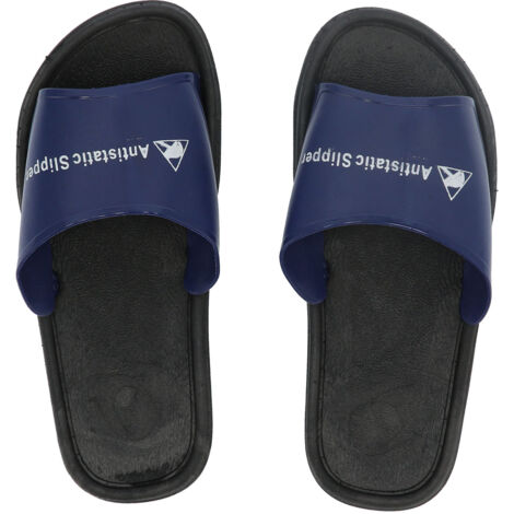 AntiStatic PVC Slippers DustProof Working Sandals Shoes for Home Bathroom Working Clean Room(42 )