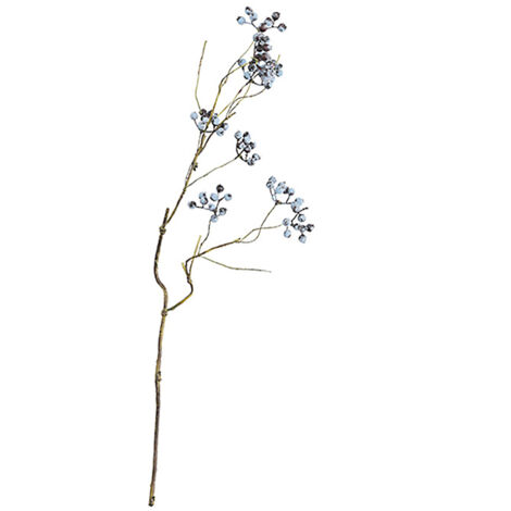Artificial Berries Faux Berries Stems Brances for Wedding DIY Bridal Bouquet Home Kitchen Party Decoration Blue (1/5)