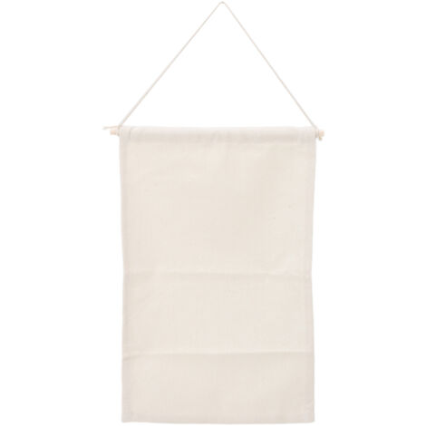 Brooch Storage Hanging Flag Multi Purpose Stylish Classic Pin Collection Organizers Banners for Home Office Dorm Wood Color M 45.5x27.3cm 30cm(wooden Stick) (1/5)