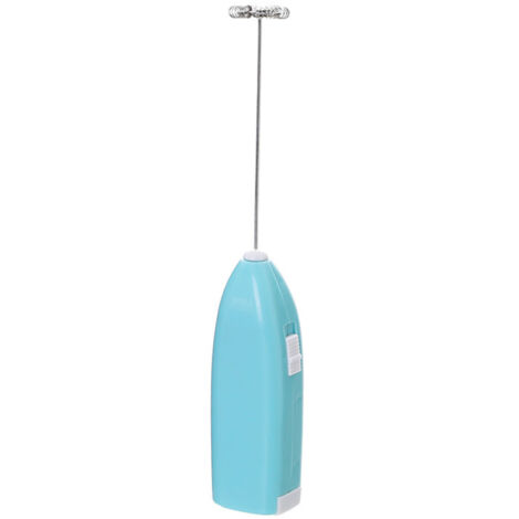 Handheld Milk Frother Electric Egg Beater Household Baking Mini Cream Beater Drink Mixer Blender Blue (1/5)