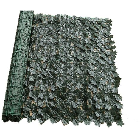Artificial Ivy Fence Screen Artificial Hedges Fence and Artificial Leaf Screening Roll Decoration for Outdoor Decor Garden