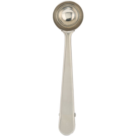 Coffee Measuring Spoon Stainless Steel Sturdy and Durable with Sealed Clip for Milk Powder Tea Beans Coffee (1/5)