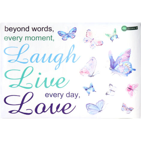 Self‑Adhesive Wall Sticker PVC Wall Decal for Living Room Bedroom Study Restaurant (1/5)