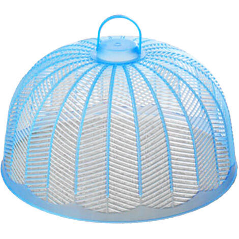 Picnic Food Cover PP Blue Circular Universal Fly Protection Food Cover Tent for Parties BBQ (1/5)